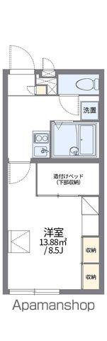 レオパレスエクセルⅡ(1K/2階)の間取り写真