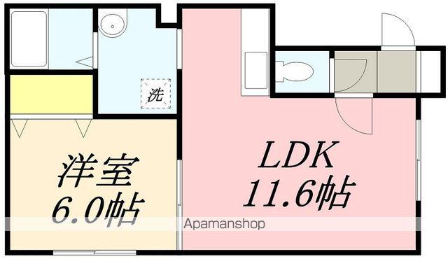 CLOVER LIFE昭和(1LDK/2階)の間取り写真