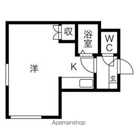 リリアムコート宮の森(1K/3階)の間取り写真