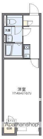 レオネクストCHRISTAR(1K/1階)の間取り写真