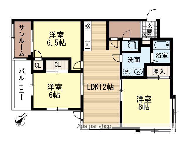 メゾン伊藤(3LDK/2階)の間取り写真