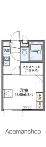 レオパレスノースRIVER(1K/2階)の間取り写真