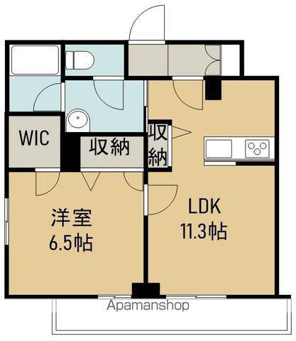 COCO MAISON(1LDK/2階)の間取り写真