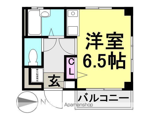 RAFA道意町(ワンルーム/2階)の間取り写真