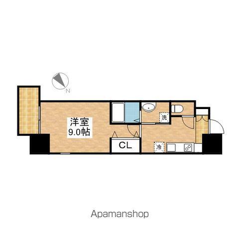 リシュドール鶴舞公園(1K/5階)の間取り写真