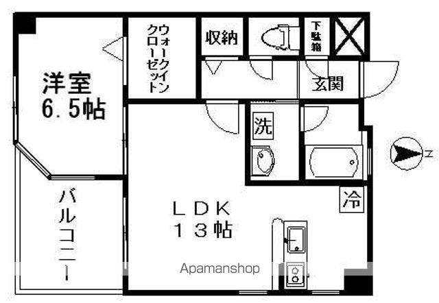 ESPOIRI(1LDK/3階)の間取り写真