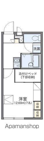 レオパレスみやこ(1K/2階)の間取り写真