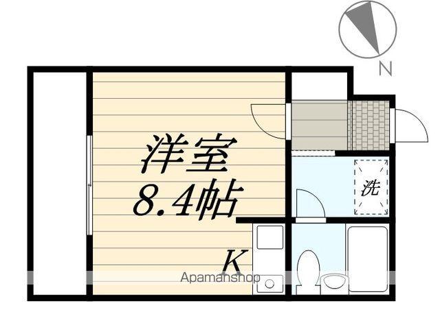 朝日プラザ大濠Ⅱ(ワンルーム/2階)の間取り写真