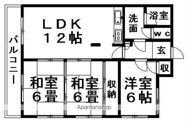 メゾン31(3LDK/2階)の間取り写真