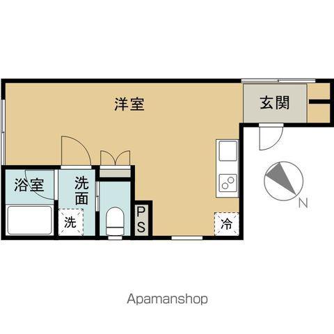 TREE(ワンルーム/4階)の間取り写真