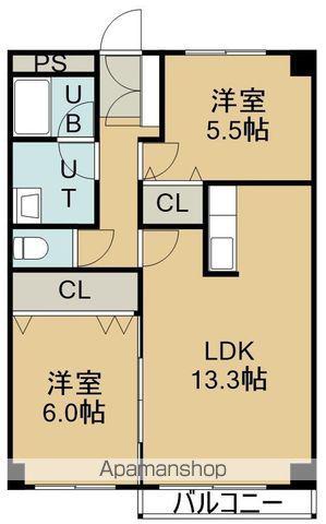 AGE 35(2LDK/3階)の間取り写真