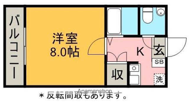ヴィヴィアン(1K/3階)の間取り写真