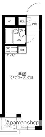 グランドコート駒込(ワンルーム/2階)の間取り写真