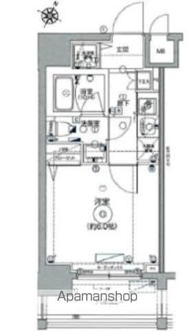 LEA横濱コアフォート(1K/9階)の間取り写真