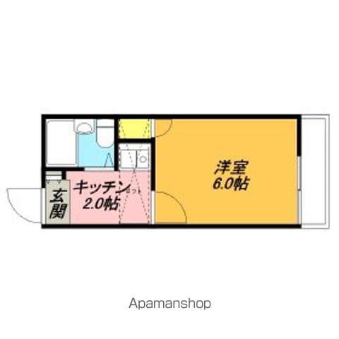 南海電鉄南海本線 紀ノ川駅 徒歩13分 2階建 築37年(1K/2階)の間取り写真