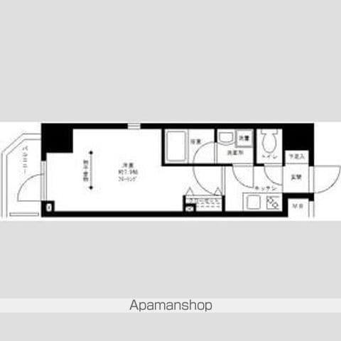 プライムアーバン白山(1K/7階)の間取り写真
