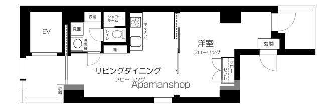 LE NID KANDA(1LDK/8階)の間取り写真