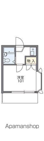 レオパレスシェソワ(1K/2階)の間取り写真