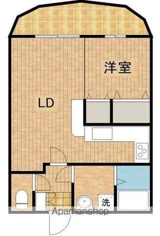 メダリストⅤ(1LDK/4階)の間取り写真