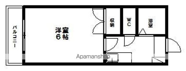 AOBA62(1K/4階)の間取り写真
