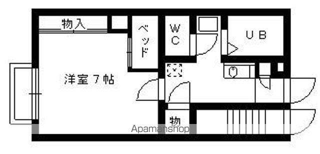 レオパレスP930(1K/2階)の間取り写真