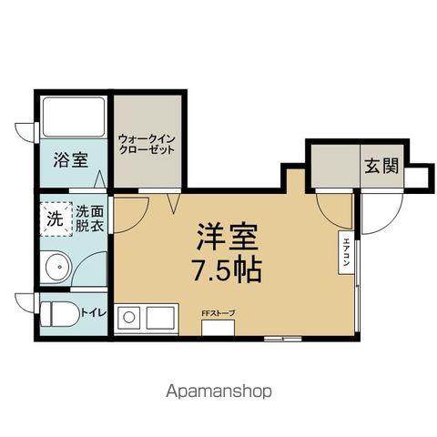 ベルアヴェニュKOSAKA(ワンルーム/1階)の間取り写真