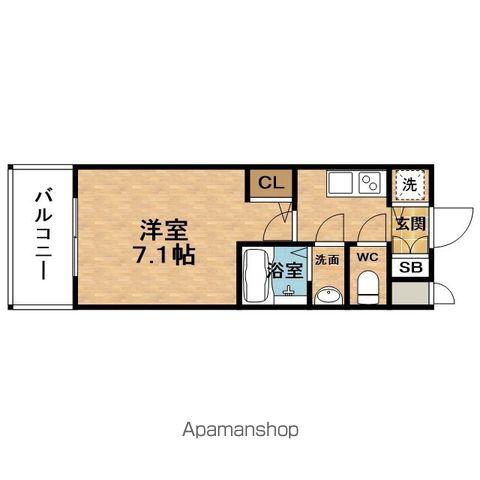 エス-RESIDENCE天満GRACIS(1K/10階)の間取り写真
