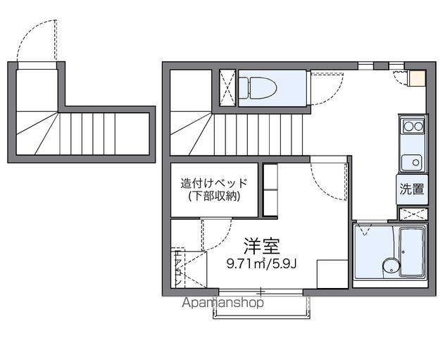 レオネクスト真畔町(1K/2階)の間取り写真