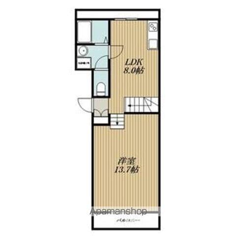 FREA (1LDK/3階)の間取り写真