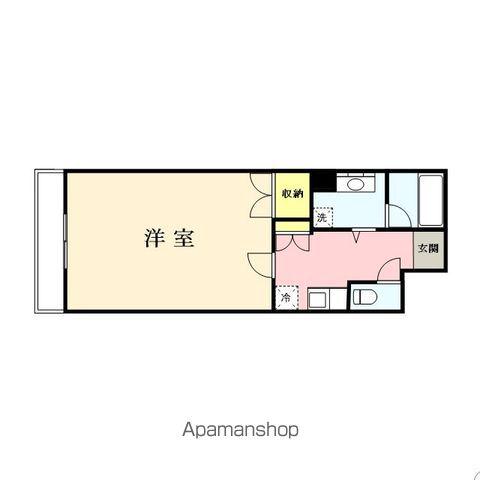 PISO FORTUNA(1K/3階)の間取り写真