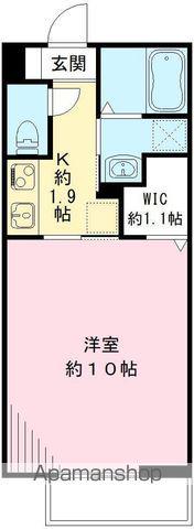 リコルド(1K/2階)の間取り写真