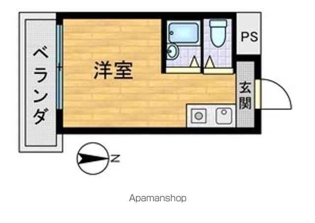 エトワール新森(ワンルーム/6階)の間取り写真