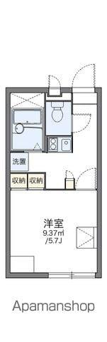 レオパレス東町(1K/1階)の間取り写真