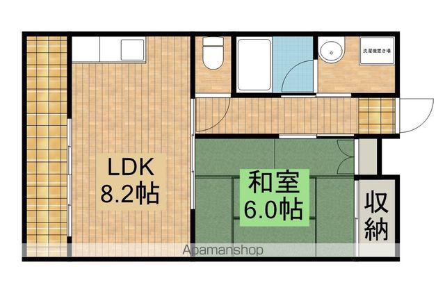 コーポ蘭Ⅳ(1LDK/4階)の間取り写真