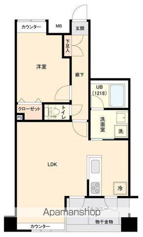 ドゥーエ妙典(1LDK/2階)の間取り写真