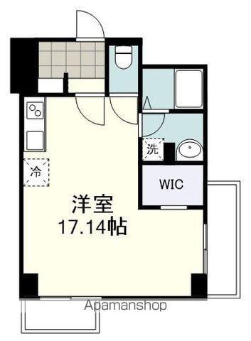 静岡泉町エンブルコート(ワンルーム/5階)の間取り写真