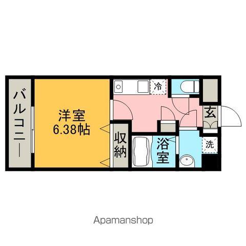 サヴォイ ジ アトリウム(1K/4階)の間取り写真