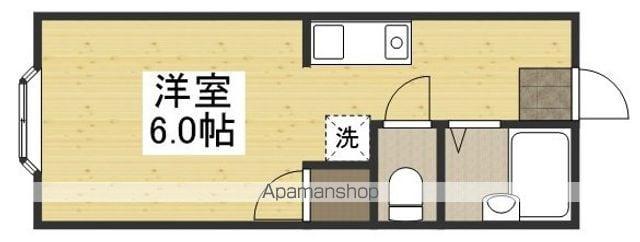 メゾンドM(ワンルーム/2階)の間取り写真