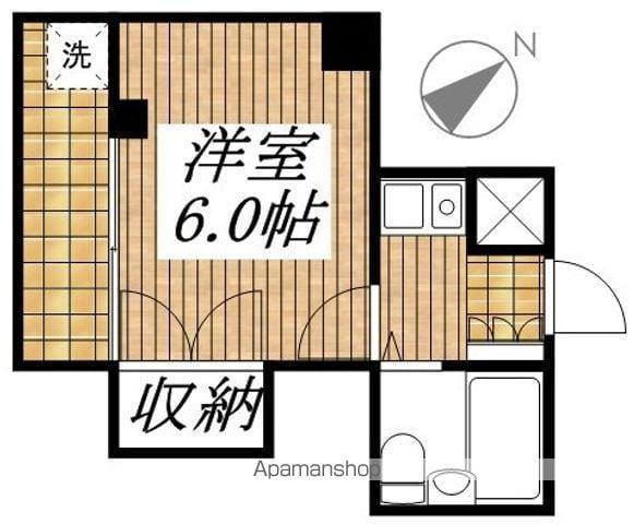 クレスト恋ヶ窪(1K/1階)の間取り写真