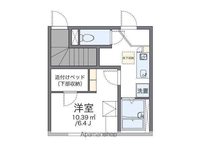 レオパレス八田(1K/1階)の間取り写真