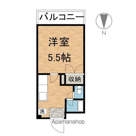 FERIO(1K/3階)の間取り写真