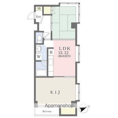 ハイムスT1(1LDK/3階)の間取り写真