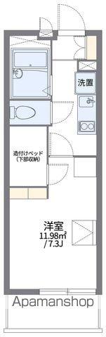 レオパレスSEK(1K/2階)の間取り写真