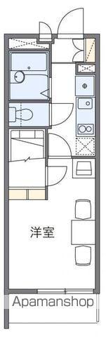 レオパレス平塚Ⅱ(1K/3階)の間取り写真