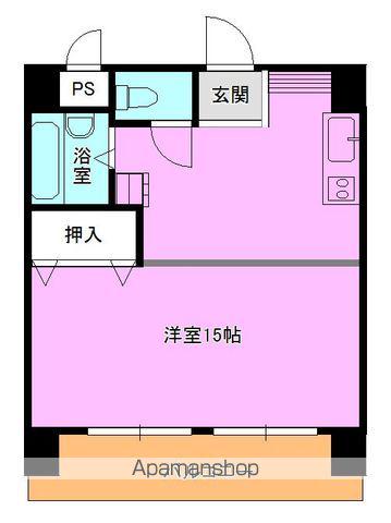 メゾン・ド・糀町(ワンルーム/4階)の間取り写真
