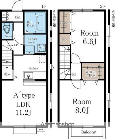 ボンヌ・シャンスK・H-O(2LDK/1階)の間取り写真