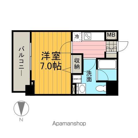 メインステージ森下(1K/11階)の間取り写真