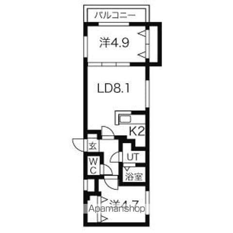 ステラ本郷Ⅰ(2LDK/2階)の間取り写真