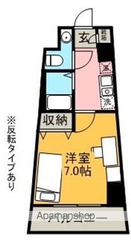 セラヴィ坂崎(1K/9階)の間取り写真