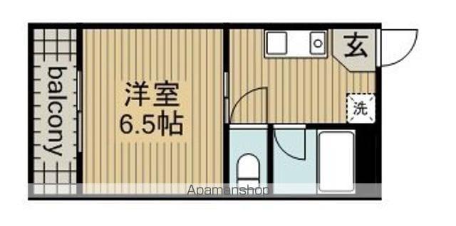 サンコーポ八幡(1K/3階)の間取り写真